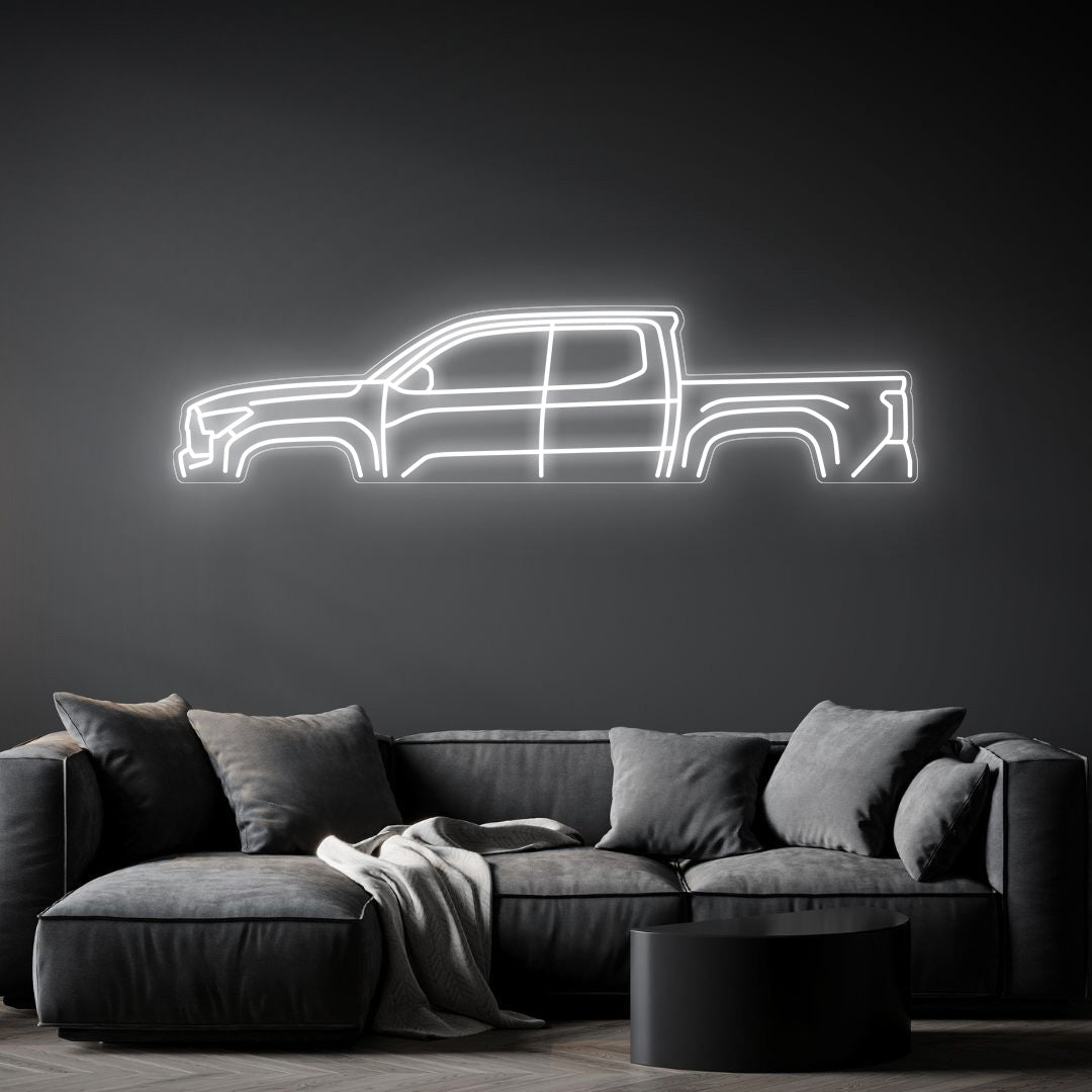 Tacoma TRD 2024 Neon Silhouette