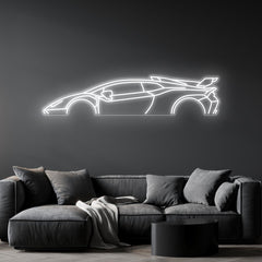 Huracan STO Neon Silhouette