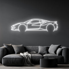 488 Neon Silhouette