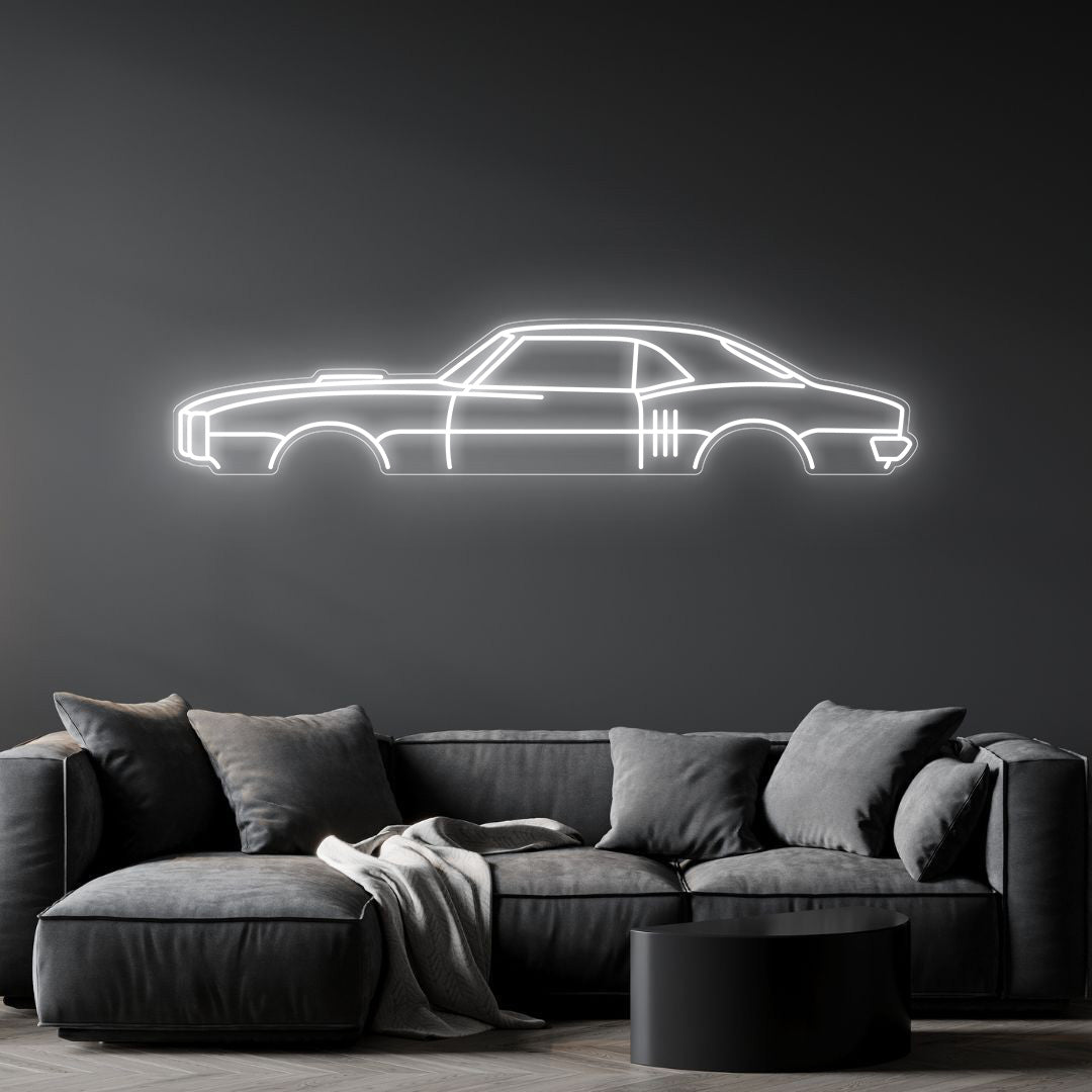 Firebird 1968 Coupe Neon Silhouette