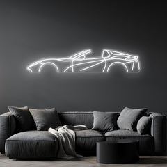 812 GTS Neon Silhouette