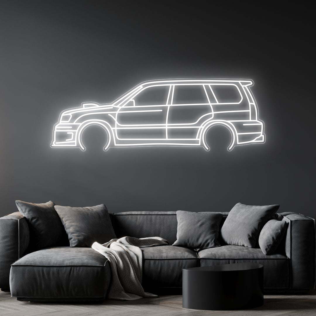 Forester 2004 Neon Silhouette