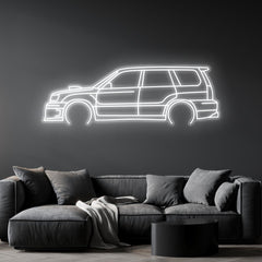 Forester 2004 Neon Silhouette