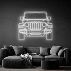 Wrangler 2020 Front Neon Silhouette