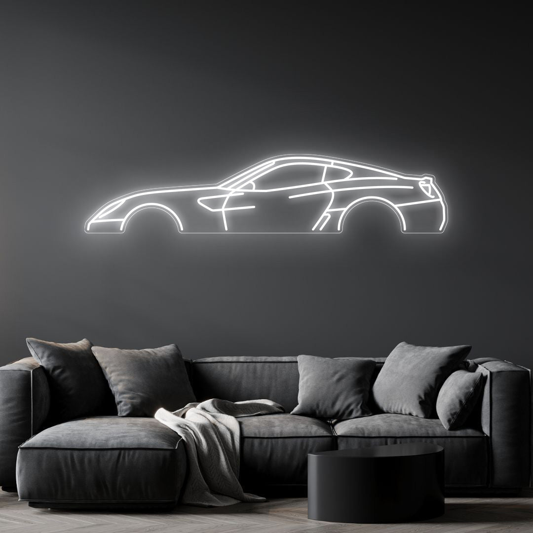 599 GTB Neon Silhouette