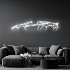 Aventador S 2019 Roadster Neon Silhouette