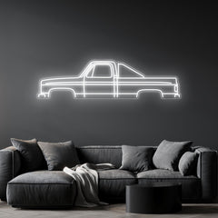 C10 1985 Neon Silhouette