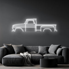 C10 1966 Neon Silhouette