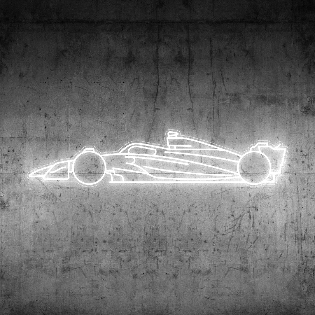 Formula F1 2025 Neon Silhouette