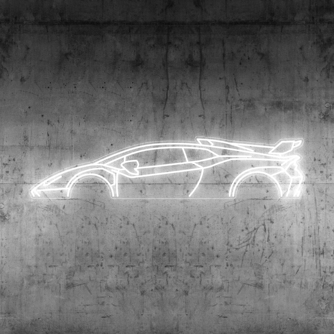 Huracan STO Neon Silhouette