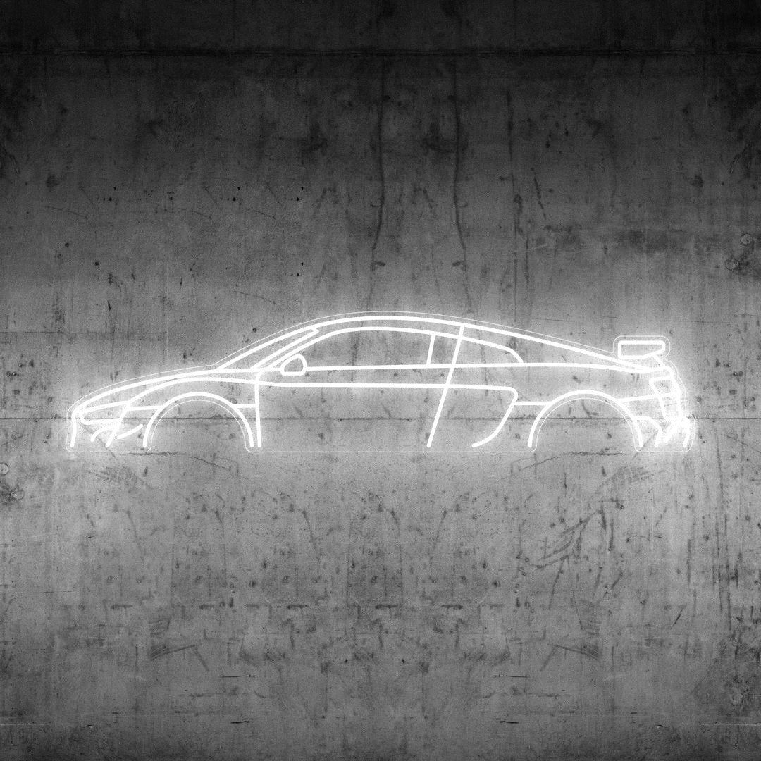 R8 V10 2023 Neon Silhouette