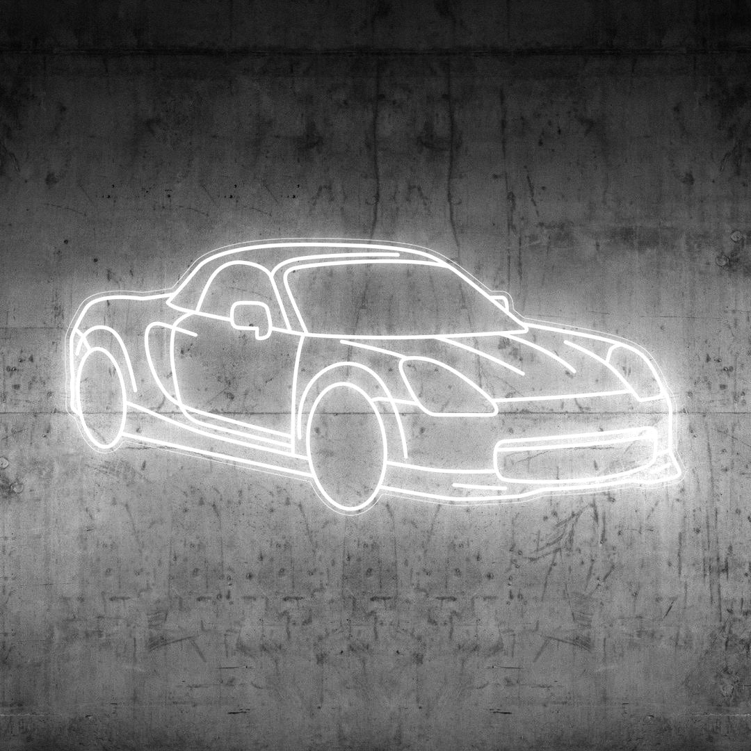 MR2 2002 Angle Neon Silhouette