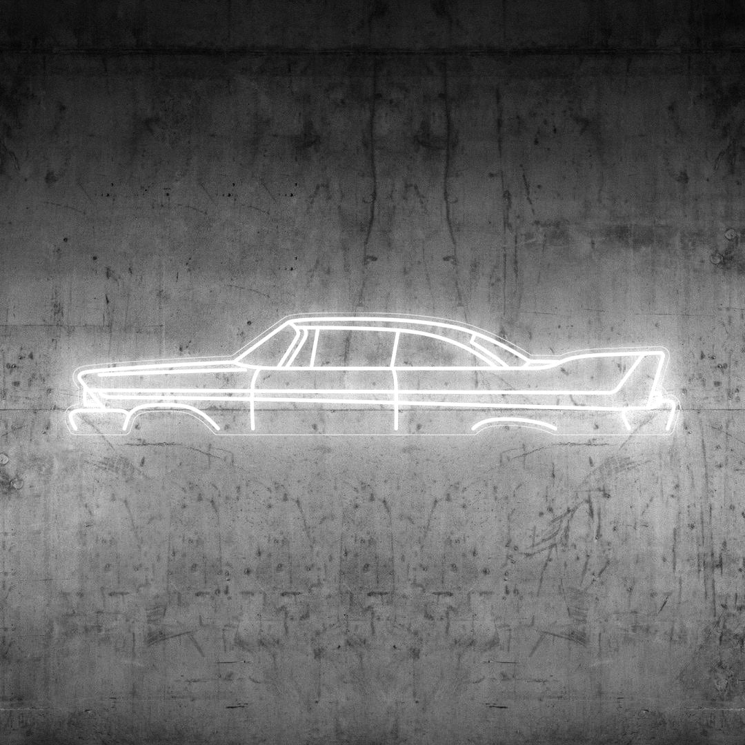 Fury 1958 Neon Silhouette