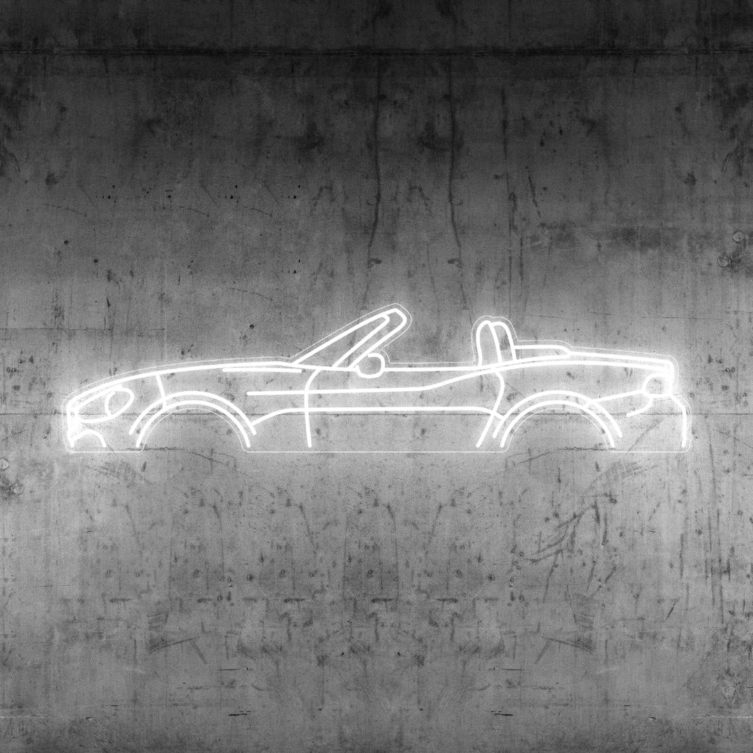 Spider Abarth Neon Silhouette