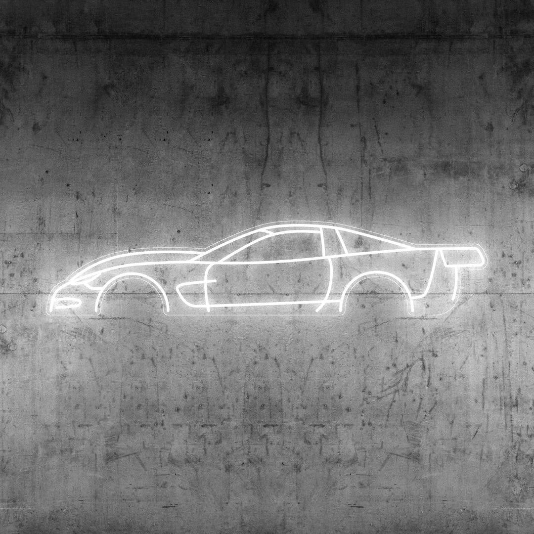 Corvette C5 Neon Silhouette