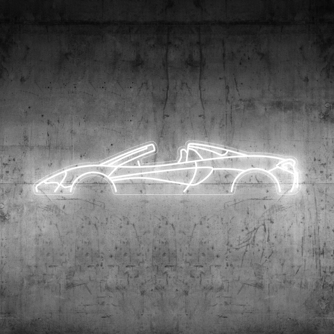 570s Cabrio Neon Silhouette