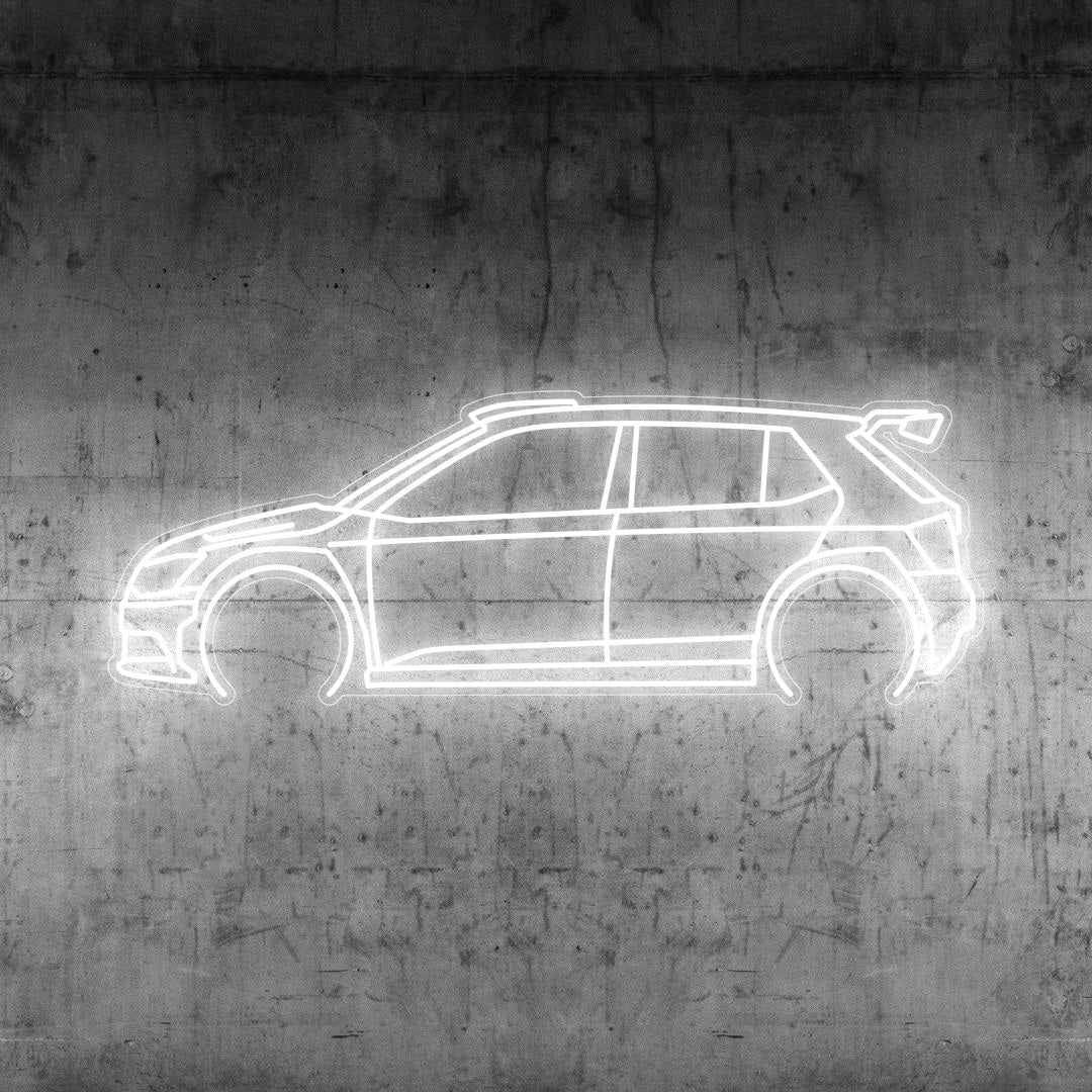 Fabia R5 Neon Silhouette