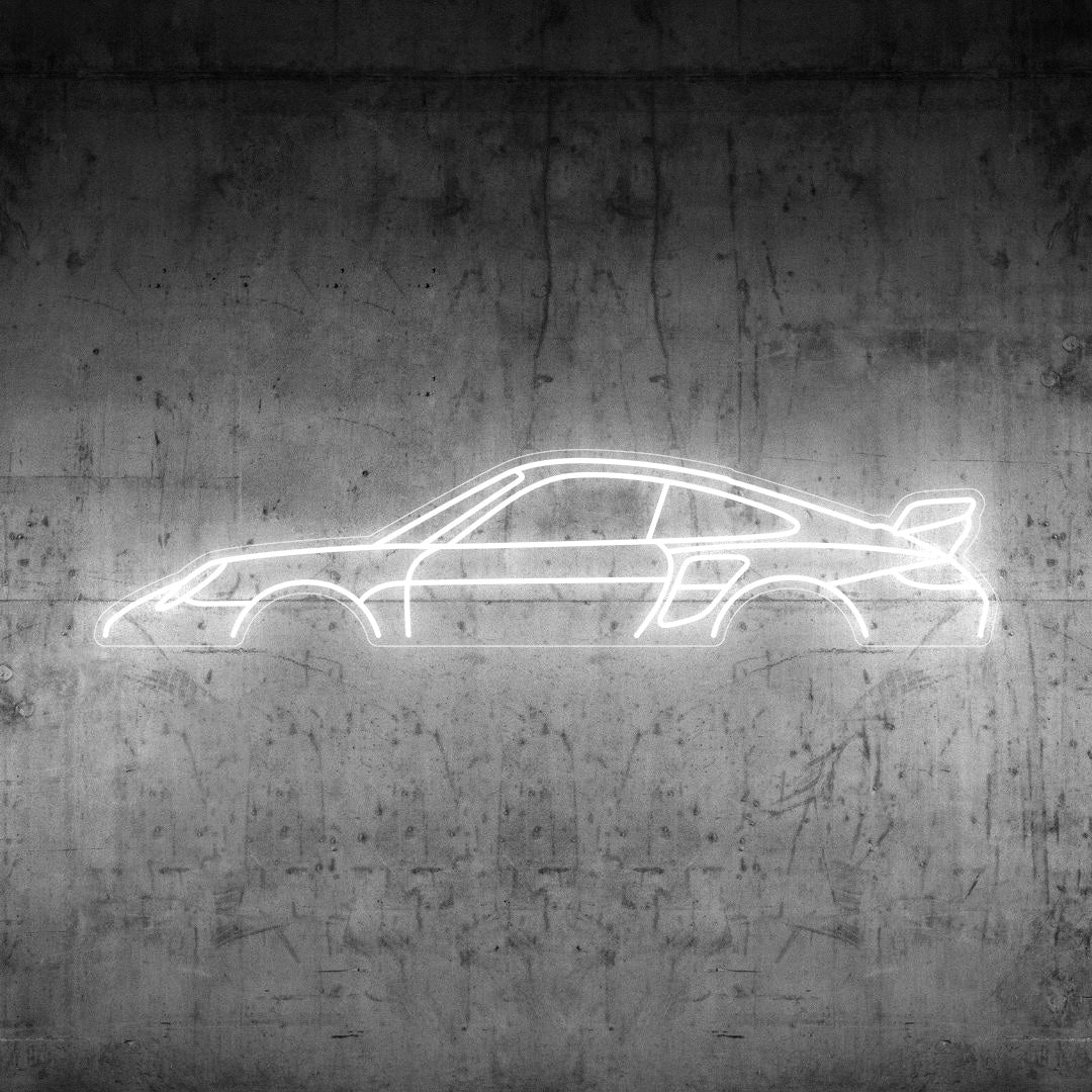 911 997 GT2 Neon Silhouette