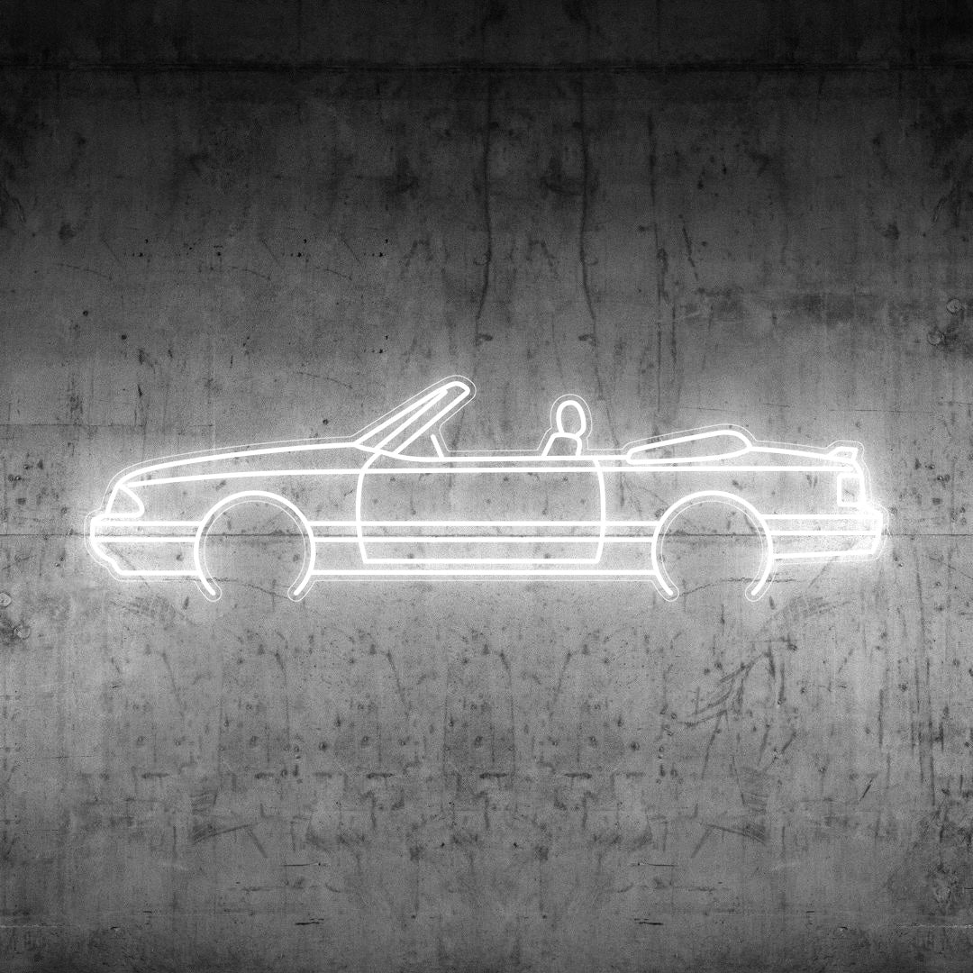 Mustang 1989 Cabrio Neon Silhouette