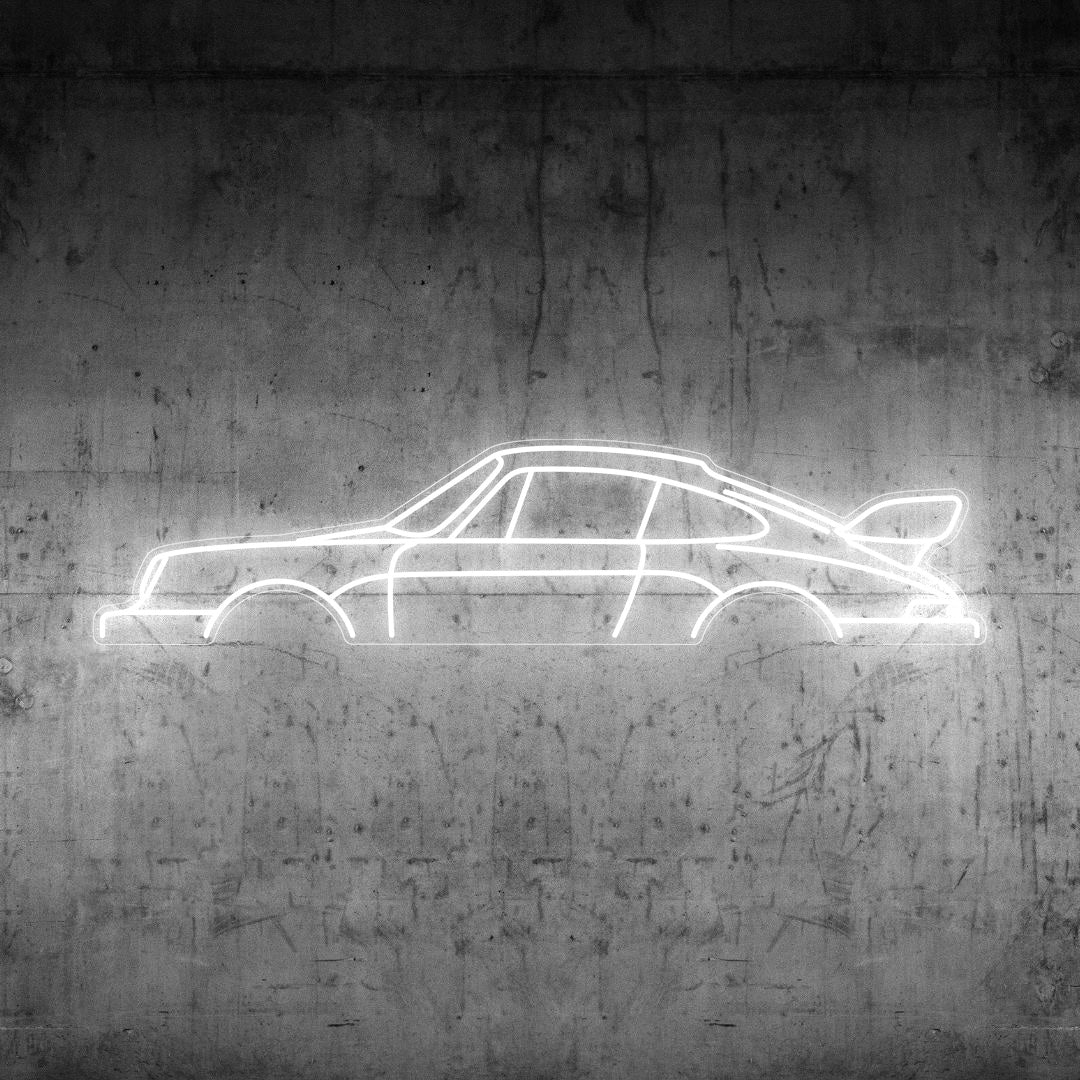 911 1980 Race Neon Silhouette