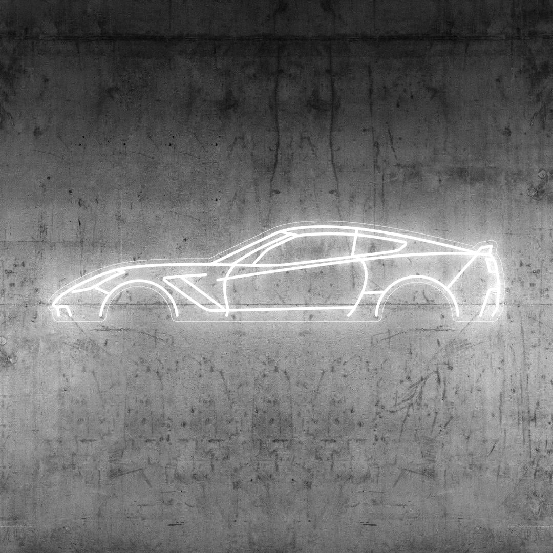 Corvette C7 Z06 Neon Silhouette
