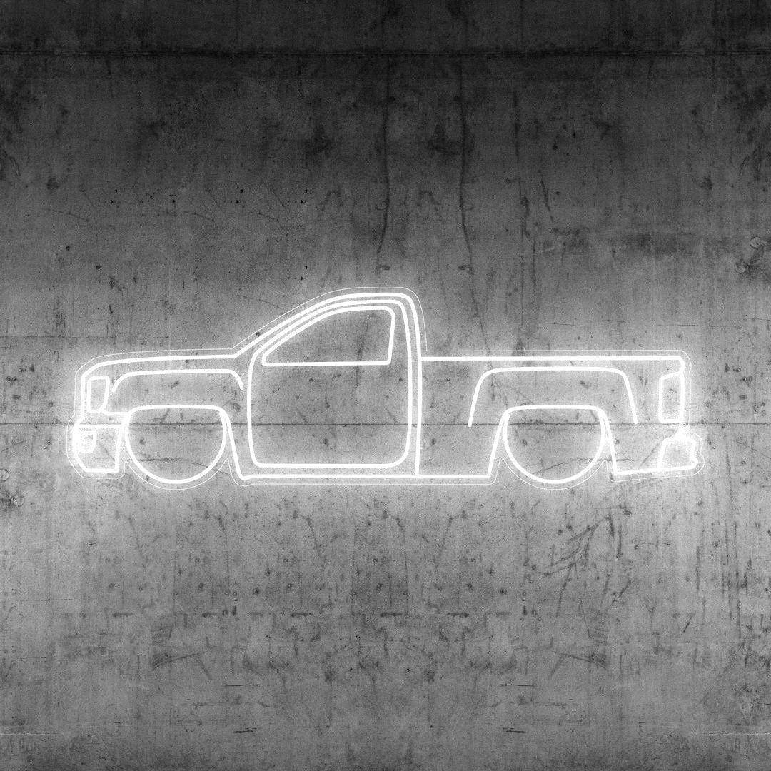 Sierra 1500 Neon Silhouette