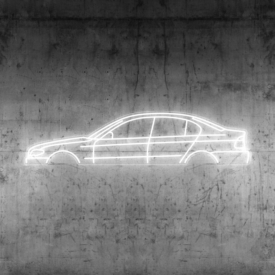 E46 Sedan 2003 Neon Silhouette
