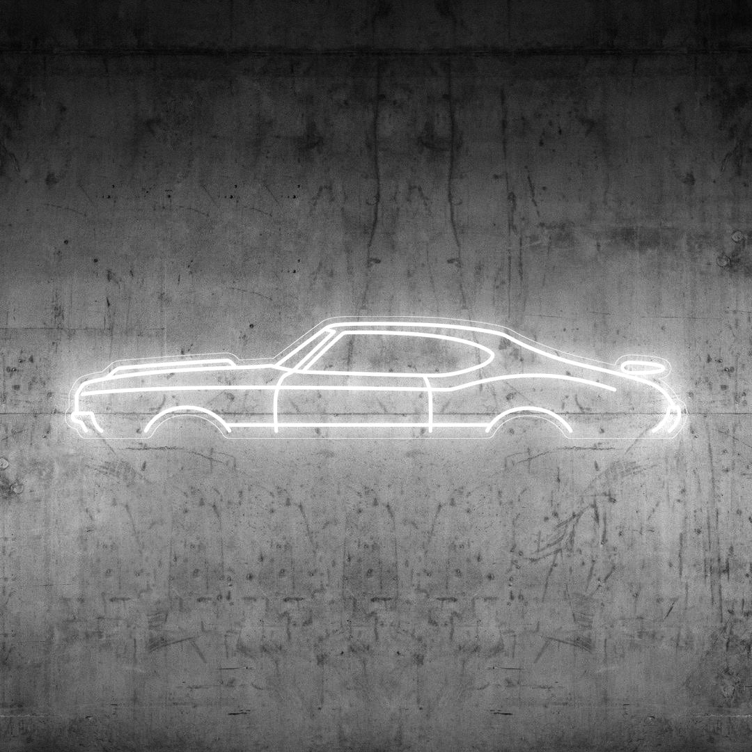 442 1970 Neon Silhouette