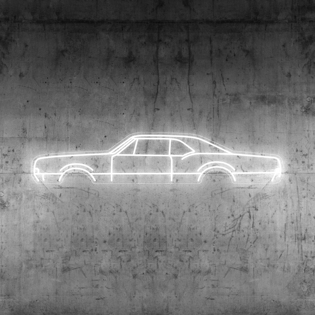 Cutlass 1967 Neon Silhouette