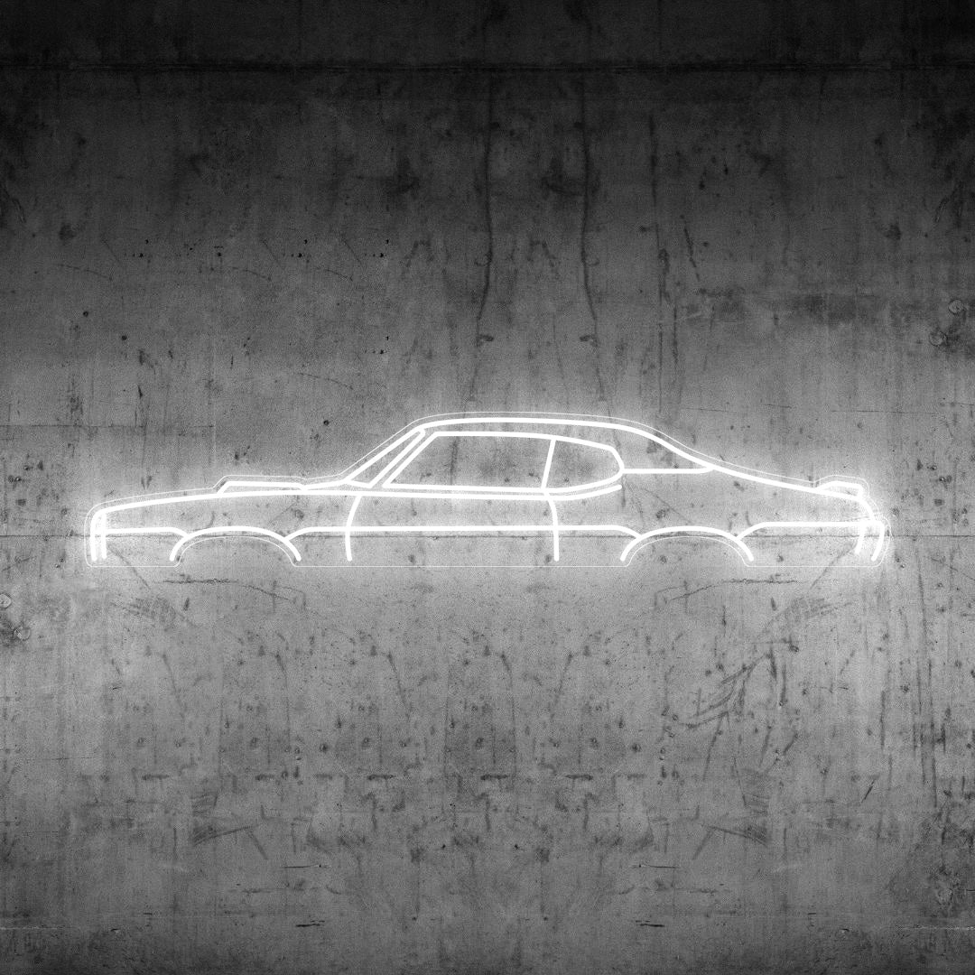 GTO 1969 Neon Silhouette