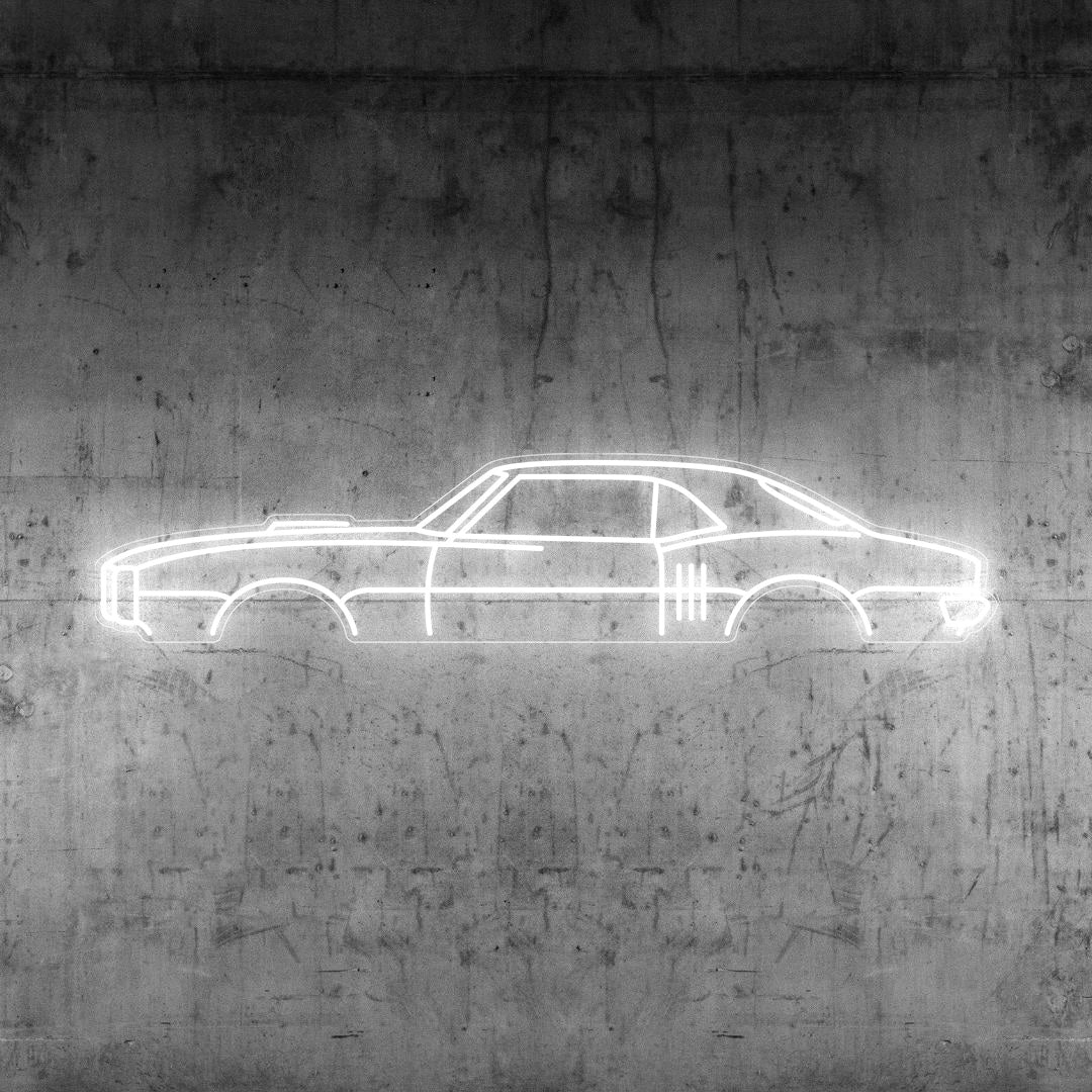 Firebird 1968 Coupe Neon Silhouette