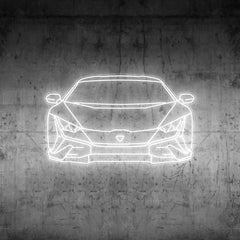 Huracan Tecnica Front Neon Silhouette