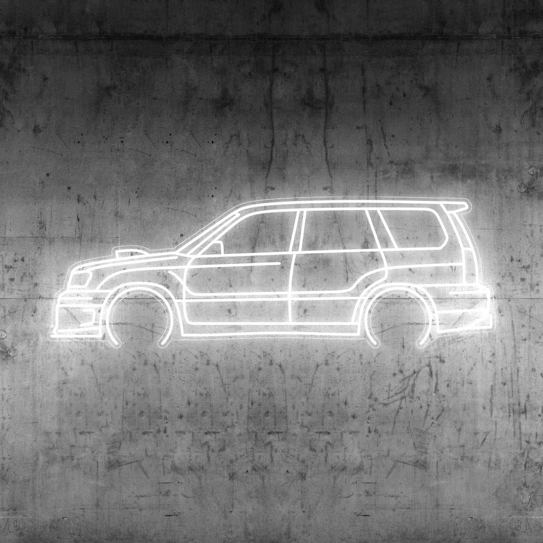 Forester 2004 Neon Silhouette