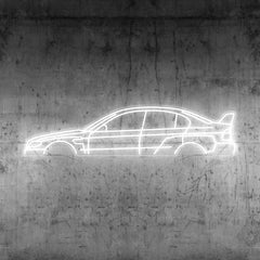E46 Sedan Neon Silhouette