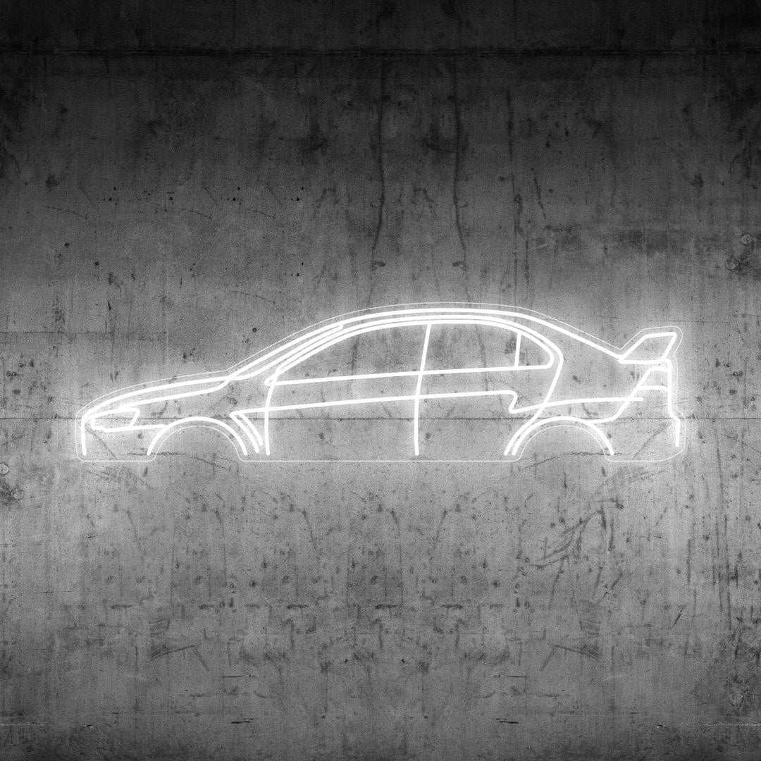 Lancer Evo X Neon Silhouette