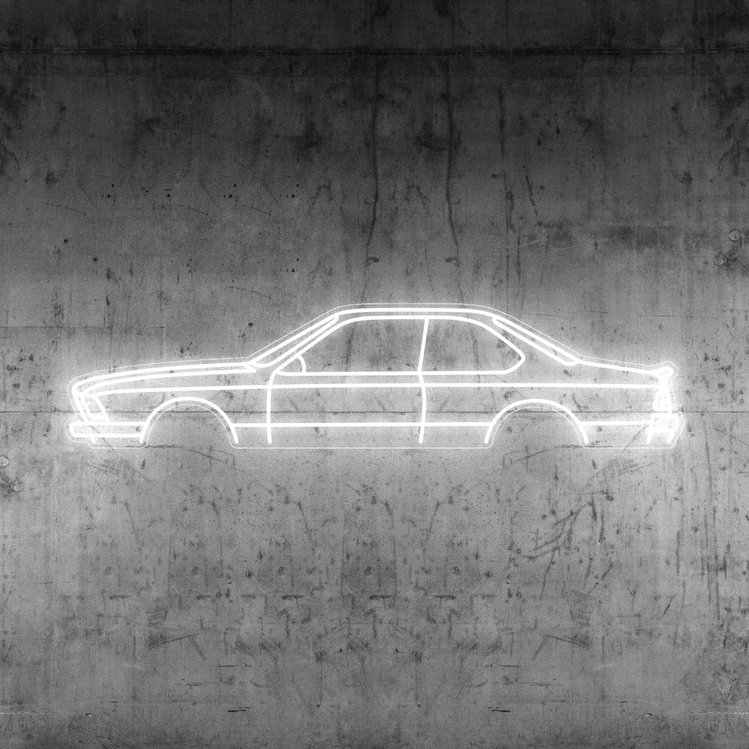 E24 635 Neon Silhouette