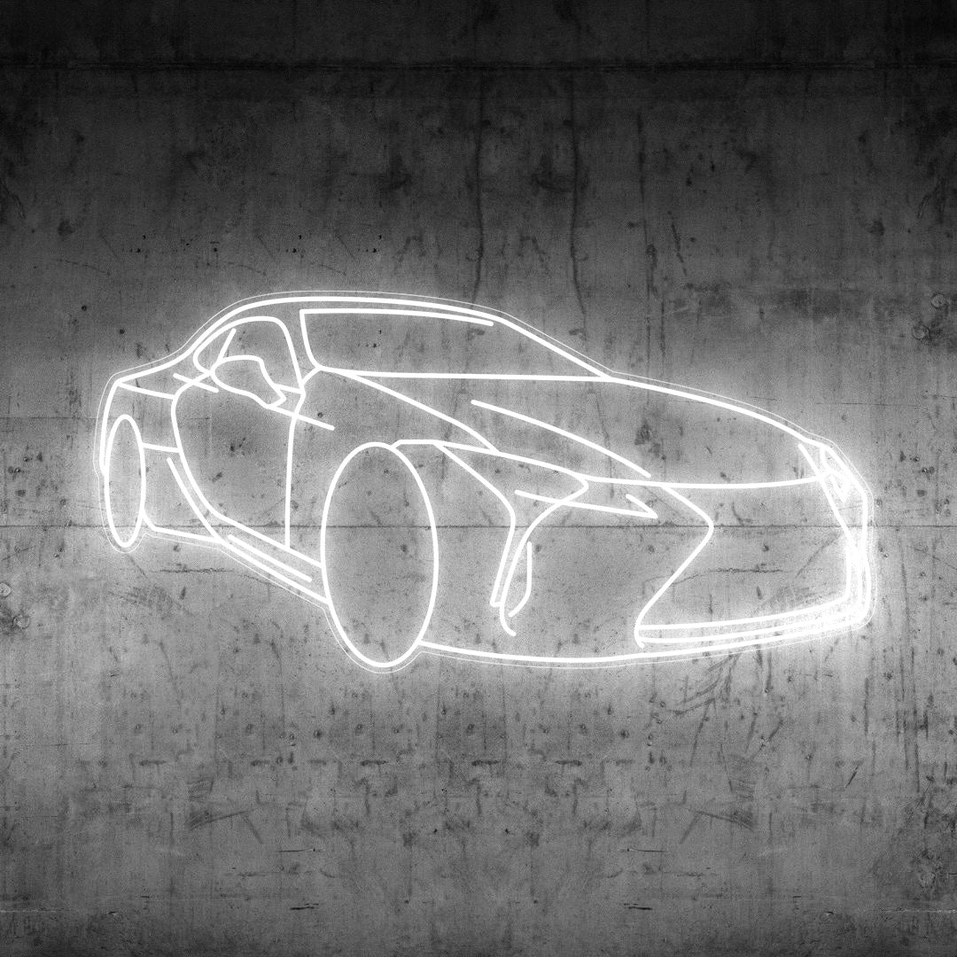 LC500 Angle Neon Silhouette