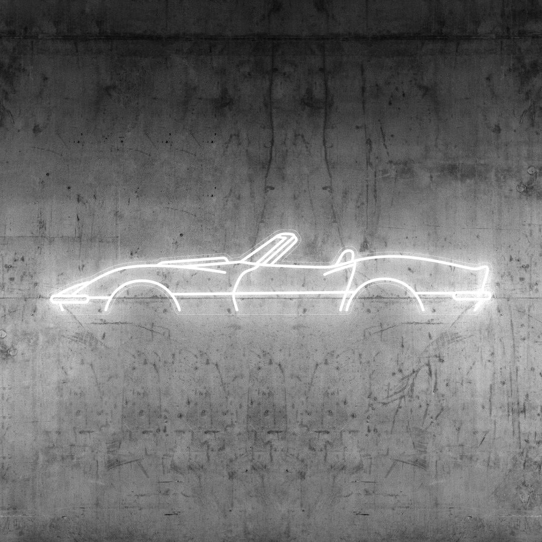 Corvette C3 1970 Neon Silhouette