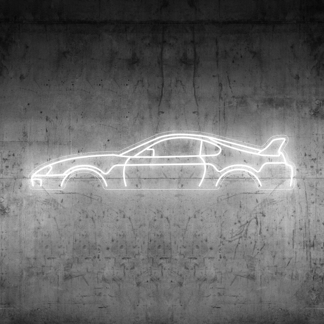 Supra MK4 Neon Silhouette