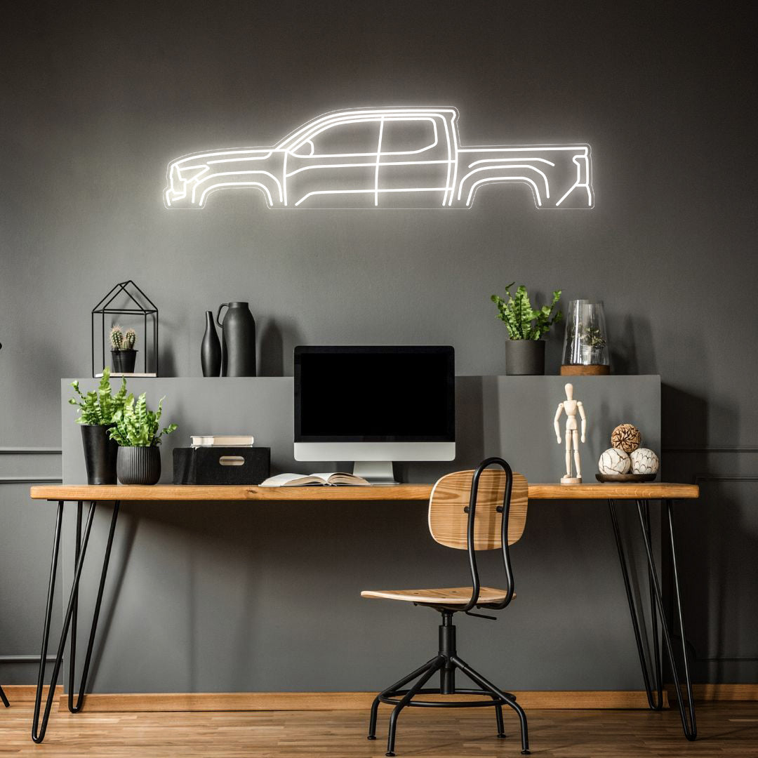 Tacoma TRD 2024 Neon Silhouette