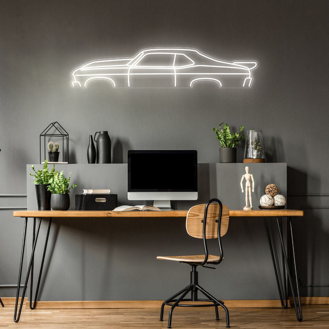 Nova 1970 Neon Silhouette