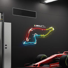 Autodromo Internazionale Enzo E Dino Ferrari Neon Race Track