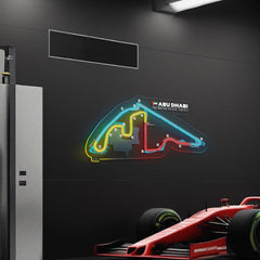 Yas Marina Circuit Neon Race Track
