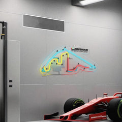 Yas Marina Circuit Neon Race Track