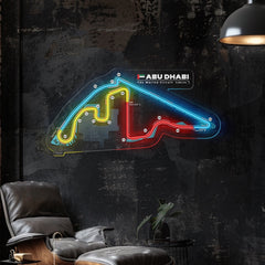 Yas Marina Circuit Neon Race Track