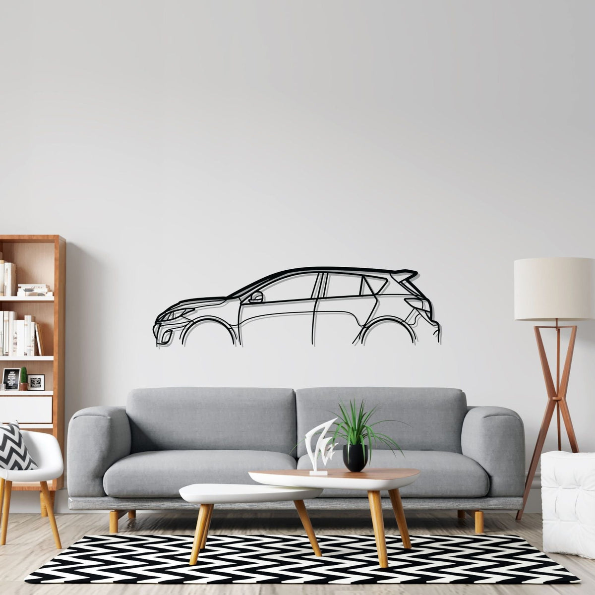 mspeed 3 Classic Silhouette Metal Wall Art