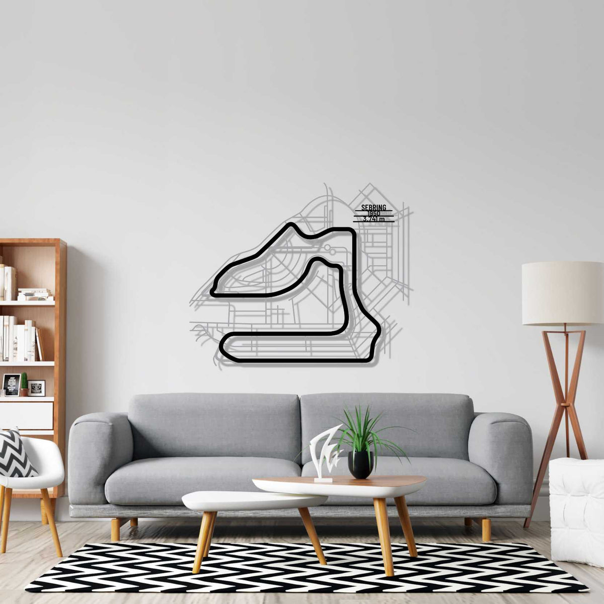 Sebring Metal Wall Art