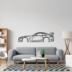 AMG GT black series Detailed Silhouette Metal Wall Art