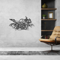 S1000R Silhouette Metal Wall Art