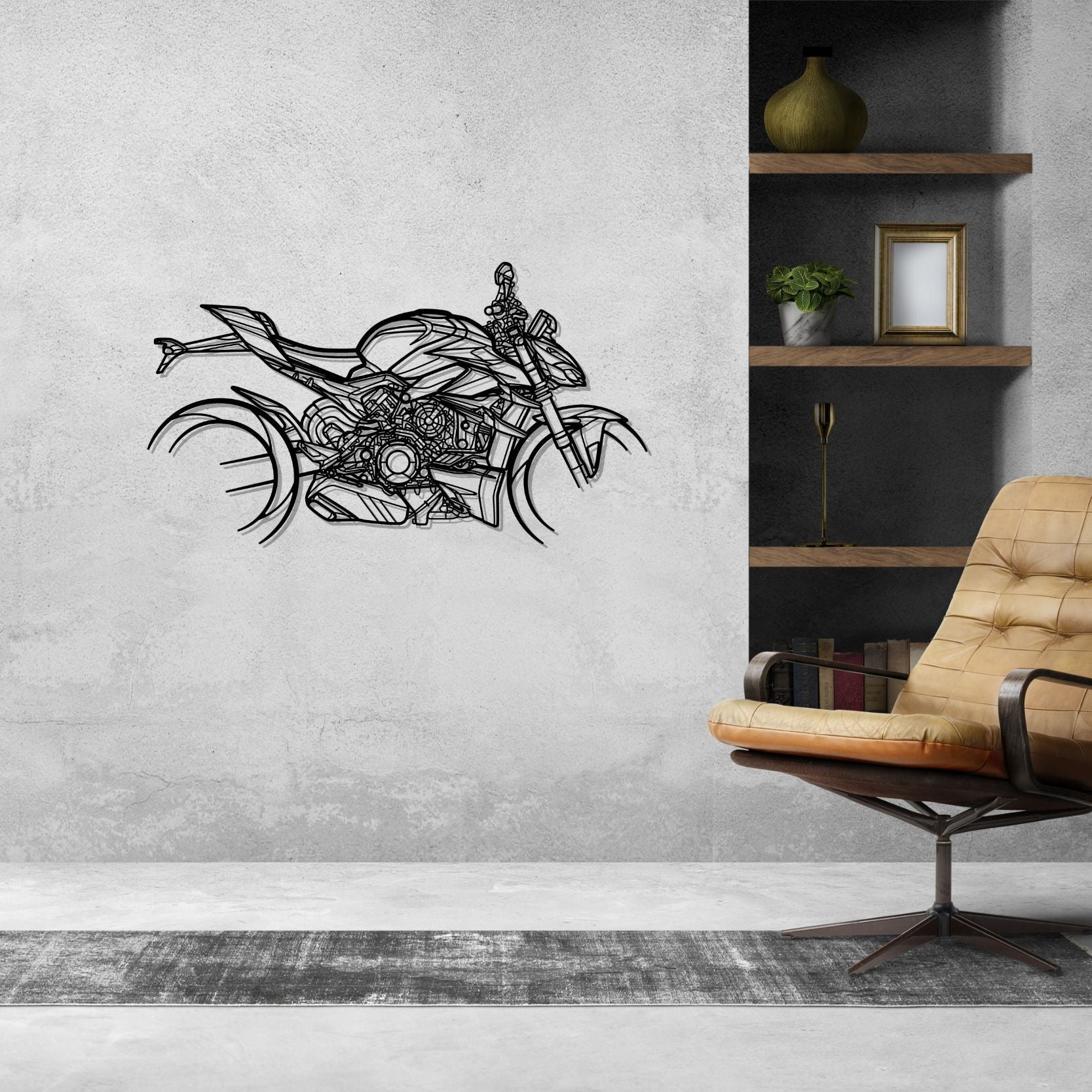 Street Fighter V4S 2022 Silhouette Metal Wall Art